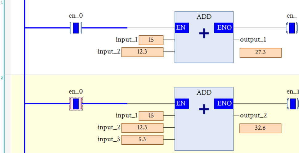 abb plc addition instruction